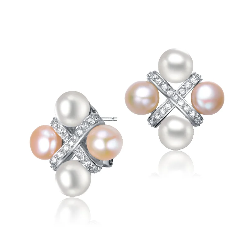 Earrings For Heavy Impact-Estelle Pearl Earrings