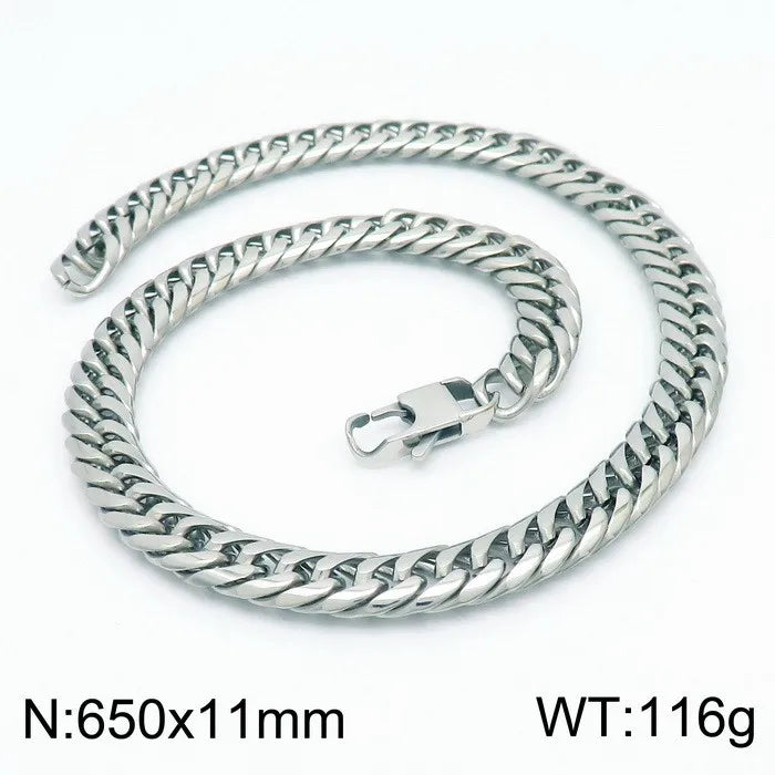 Steel Necklace 65cm