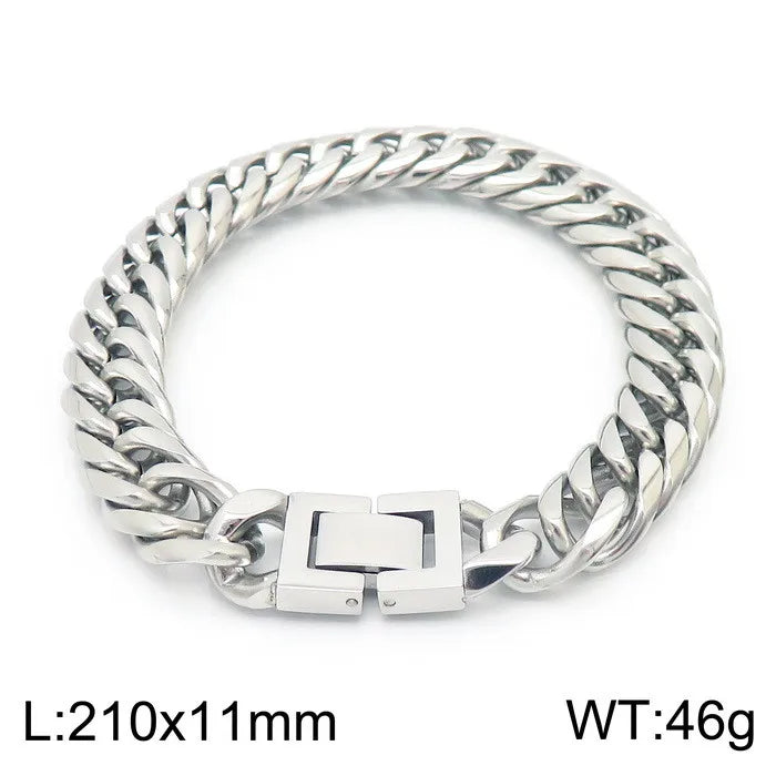 Steel Bracelet with Jewelry Buckle