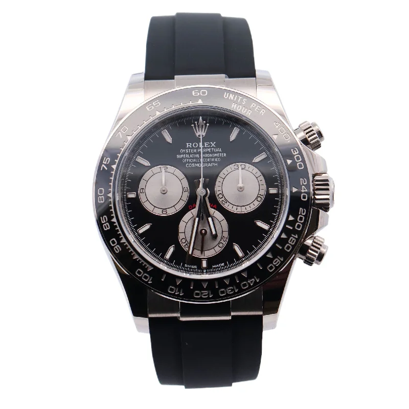 Watches Shape Guide-Rolex Daytona 40mm Black Dial Watch Ref# 126519LN