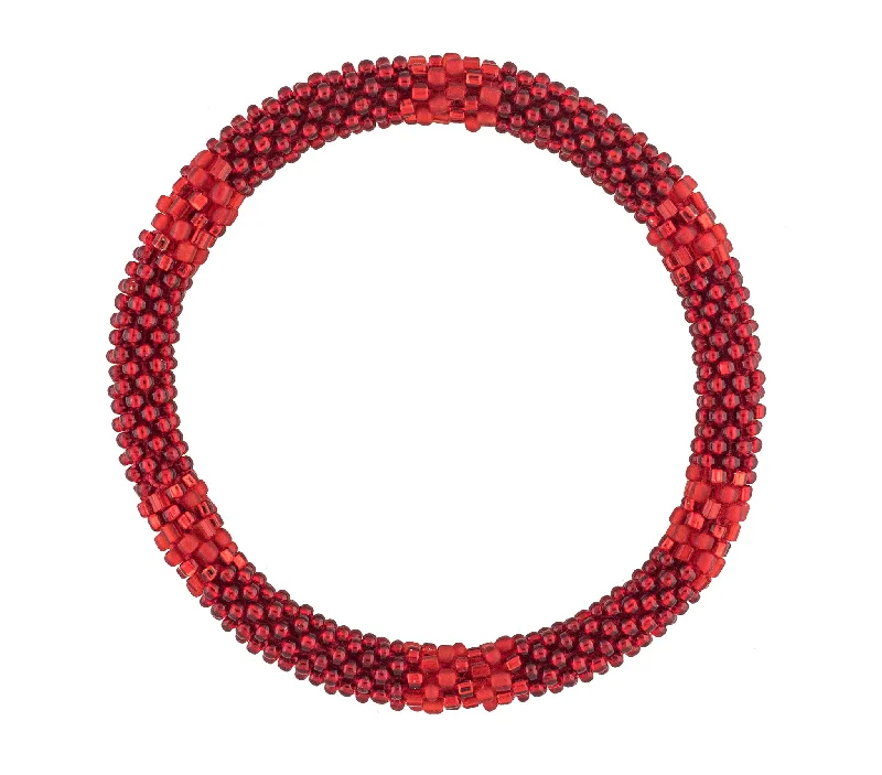 Bracelets For Little Girls-8 inch Roll-On® Bracelet <br> Scarlet