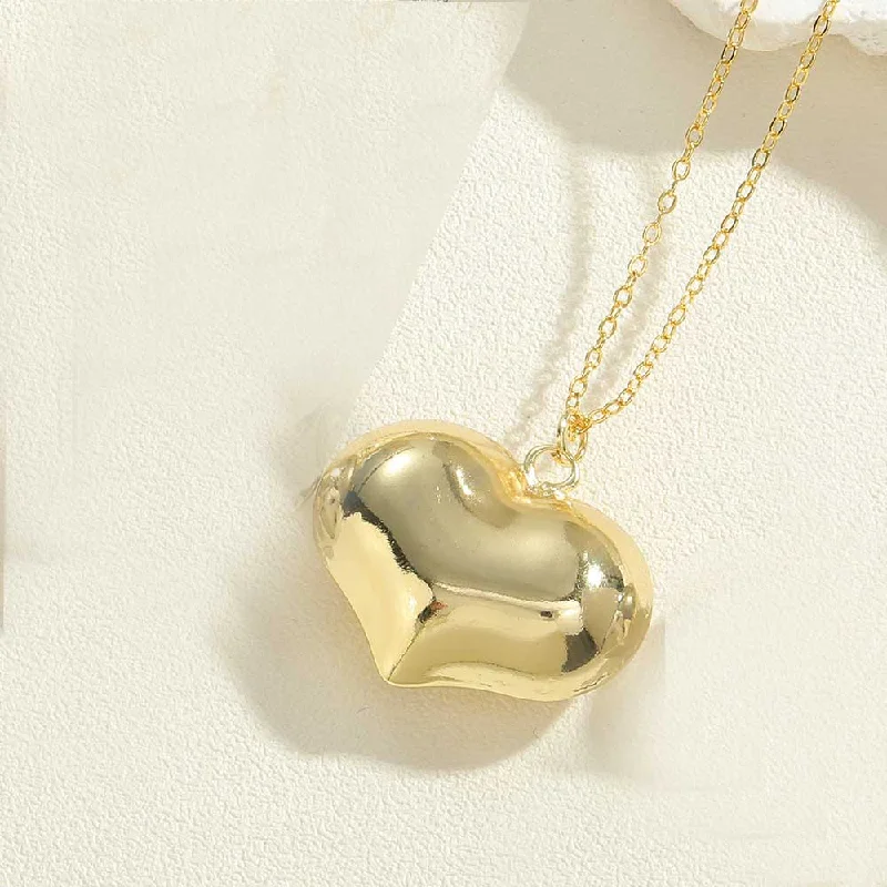 Real Gold Large Heart