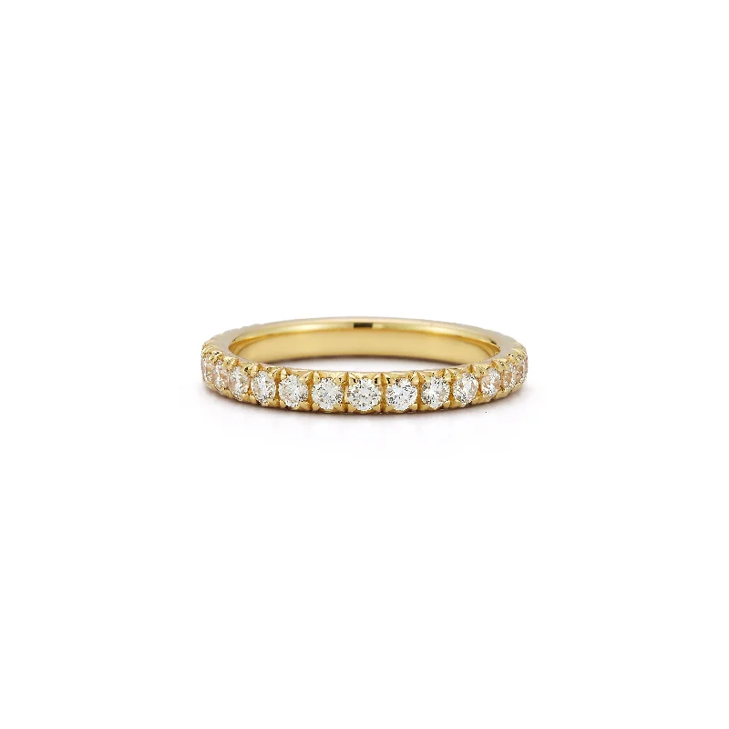 Rings For Holiday Gifts-Pave Eternity Band 2.0