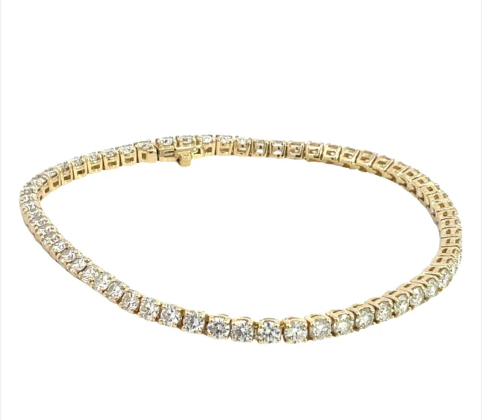 Bracelets Grip Advice-LAB GROWN ROUND DIAMONDS 5.00CTW TENNIS BRACELET