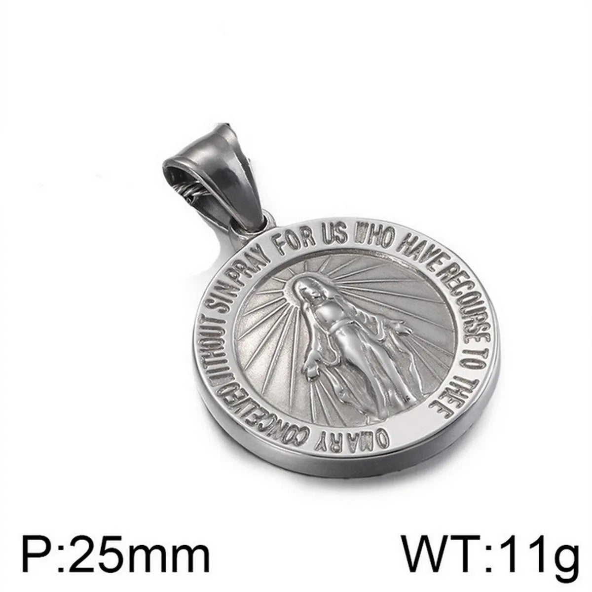 Steel Pendant Kp80829 Only-Z