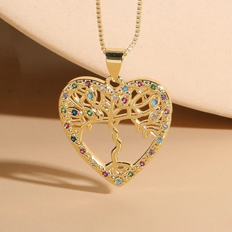 Love Color Zirconium Lucky Tree